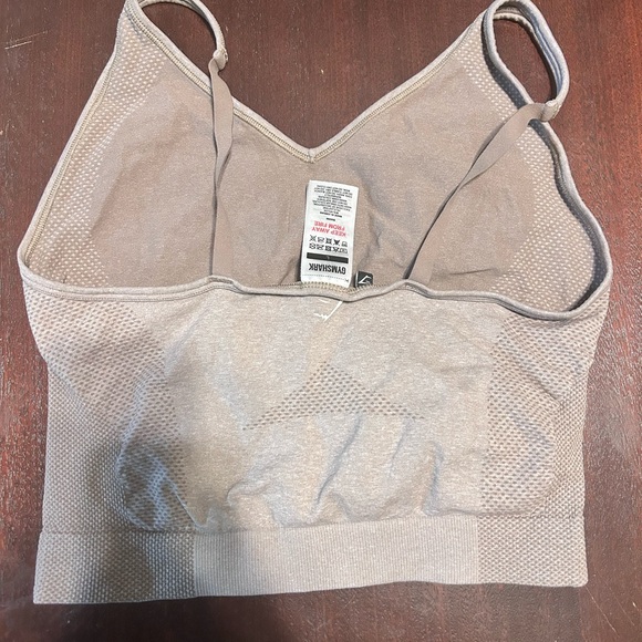 Gymshark Light Gray Sports Bra - Picture 2 of 3